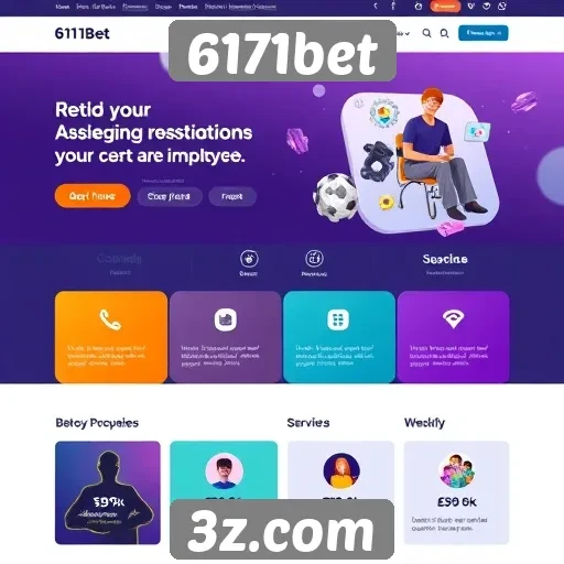 Acessibilidade e design do site 6171bet