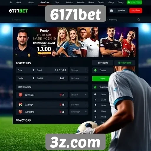 Avaliação das funcionalidades do site 6171bet